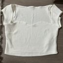 White Crop Top Size M Photo 0