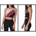 Onyx 💕ELECTRIC & ROSE💕 Bella Crop Bralette Crimson Beige &  Tie-Dye Large L NWT Photo 6