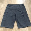 Pact Organic Cotton Gray Biker Shorts Photo 0