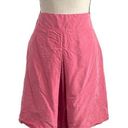 J.Crew  Pink Silk Pleated A-Line Skirt size Box Pleat Business Casual size 6 Photo 0