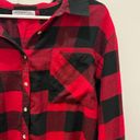 Arizona Jeans Arizona Jean Co. Plain red and black XL button down women shirt Photo 1