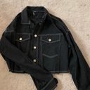 Forever 21 Black Denim Jacket Photo 0