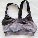 Forever 21  Black Grey Print Racerback Sports Bra S Photo 0