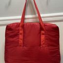 Carolina Herrera  Logo RED Puffy Quilted TOTE Shoulder Gym Bag Good Girl Photo 1