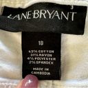 Lane Bryant  white cropped jeans size 18 Photo 6