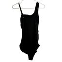 Old Navy  Ribbed Maternity Swimsuit Womens Size Medium Black NWT Ruched Sides NEW Photo 2