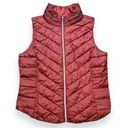 SO Women’s Maroon Puffer Vest Size XL Warm Winter Outerwear  Brand Photo 0