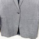 Rag and Bone  New York Grey Cotton Blazer Jacket Bemberg Lining Women's Size 4 Photo 2