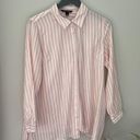 Zac and Rachel  Button Down Shirt Pink/cream Size Large Photo 0