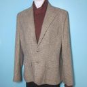 Polo  Ralph Lauren VINTAGE Silk Blazer Womens Size 10 Glen Plaid Houndstooth Photo 4