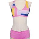 Patagonia  Patchwork Watercolor: Marble Pink Bikini Set Sz Large Photo 2