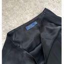 Ralph Lauren Polo  Sz4 Asymmetric Satin Midi Skirt Black - Formal, Black Tie Photo 5