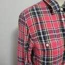 Polo  Ralph Lauren coral plaid linen blend button down size medium Photo 1