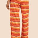 Trina Turk NEW  Sunray Crochet Slit Pant Flare Swimsuit Coverup Size Large -$162 Photo 2