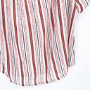 Ten Sixty Sherman  Off The Shoulder Striped Crop Top Medium Photo 3