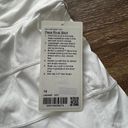 Lululemon  Pace Rival Skirt Mid-Rise Regular White Size 14 NWT Photo 2