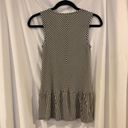 The Moon Half Black & White Striped Sleeveless Knit Blouse Photo 5