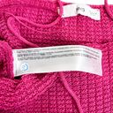 Mango MNG  Pink Crochet Knit Cropped Halter Tank Top Size Medium Photo 8