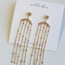 Ettika NWOT  Dainty Chain Dangle Earrings Photo 0