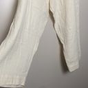 Soft Surroundings  Beach Bound Pants Pull On Gauze Straight Crop Ecru Size 3X Photo 3