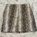 Magnolia South NWT Snake Print Leather Skirt  Photo 3