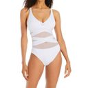 Bleu Rod Beattie Bleu By Rod Beattie Don't Mesh Crisscross Strap One-Piece Swimsuit Photo 0