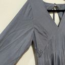 Vince Long Sleeve Paneled V-Neck Midi Maxi Open Back Dress  Size 6 Photo 7