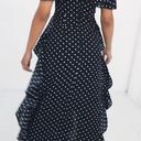 Pretty Little Thing Black Polka Dot Dress Size 2 Photo 2