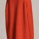 All Saints Clea V-neck Long Sleeve Oversized Jumper Sweater Red Small Photo 8