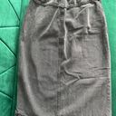 Pull & Bear Gray Denim Skirt - Size: M -  Photo 1