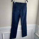 Draper James  high rise flare legs dark wash jeans size 27 Photo 4