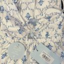 Hill House  Home The Aurora Organic Cotton Sleep Dress in Blue Trellis Large NWT Photo 3