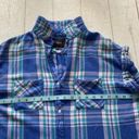 Rails  Plaid Rayon Women Button Down Top Sz L Photo 3