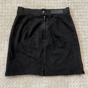 Zadig & Voltaire  Juny Used Black Denim Cut Off Skirt Photo 0