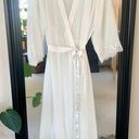 Oscar de la Renta  Sheer White Full Length Robe Photo 0