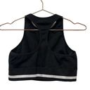 SoulCycle  black longline ribbed sports bra. Size large. Photo 5