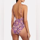 ALC Frank NWT A.LC. Cleo Printed One-Piece Swimsuit, size Large Photo 1