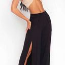 Boutique Wide Leg Front Split Pants Photo 1