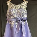 Jaden lilac dress with white upper shoulders tulle with flowers Size 16 Photo 10