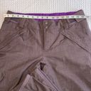 The North Face Women’s Size MEDIUM Ski Snowboard Snow Pants Brown Purple Photo 10