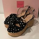 Kate Spade  Julep Platform Wedges Polka Dot NWT 9.5 Photo 4