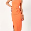 Petal and Pup  Nadene Orange One Shoulder Midi Dress 4 Photo 4