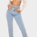 Pretty Little Thing Cut Out Waist Jeans Photo 0