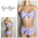 Jessica Simpson New.  lavender bandanna bikini set. Medium. Retails $108. Photo 1