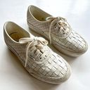 Vans  Platform Checkered White Women Size 7 Mens Size 5.5 Leather Skate Sneakers Photo 0