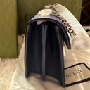 Gucci Authentic  Dollar Calfskin Small Interlocking G Shoulder Bag Caspian NEW Photo 5