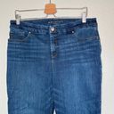 Chico's So Slimming Crop dark wash denim blue jeans size 2 (US L / 12 ) Photo 7