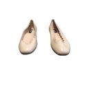 DKNY  Blush Pink Rose Embroidered Scalloped Edges Flats - size 6 Photo 1