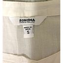 Sonoma  Goods For Life Women Top Size Small Sleeveless Cream Eyelet floral lace Photo 4