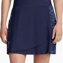 Ralph Lauren RLX  Navy Blue Dry-Wick Jersey Pleated Tennis Skort Size L Photo 2